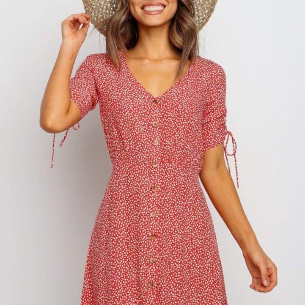 Petal & Pup Harlem Dress in Red